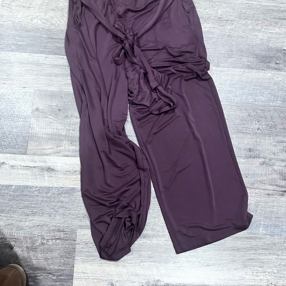 Fabletics Plum Wide Leg Jumpsuit
